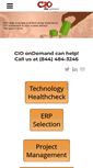 Mobile Screenshot of cio-ondemand.com